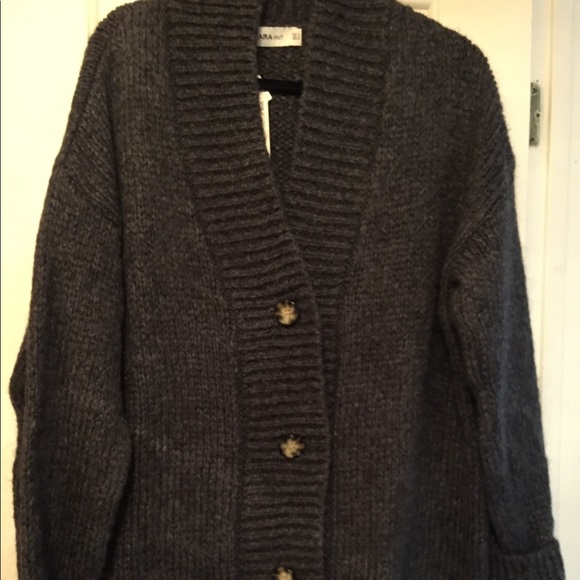 NWT Zara long cardigan sweater - Picture 5 of 8